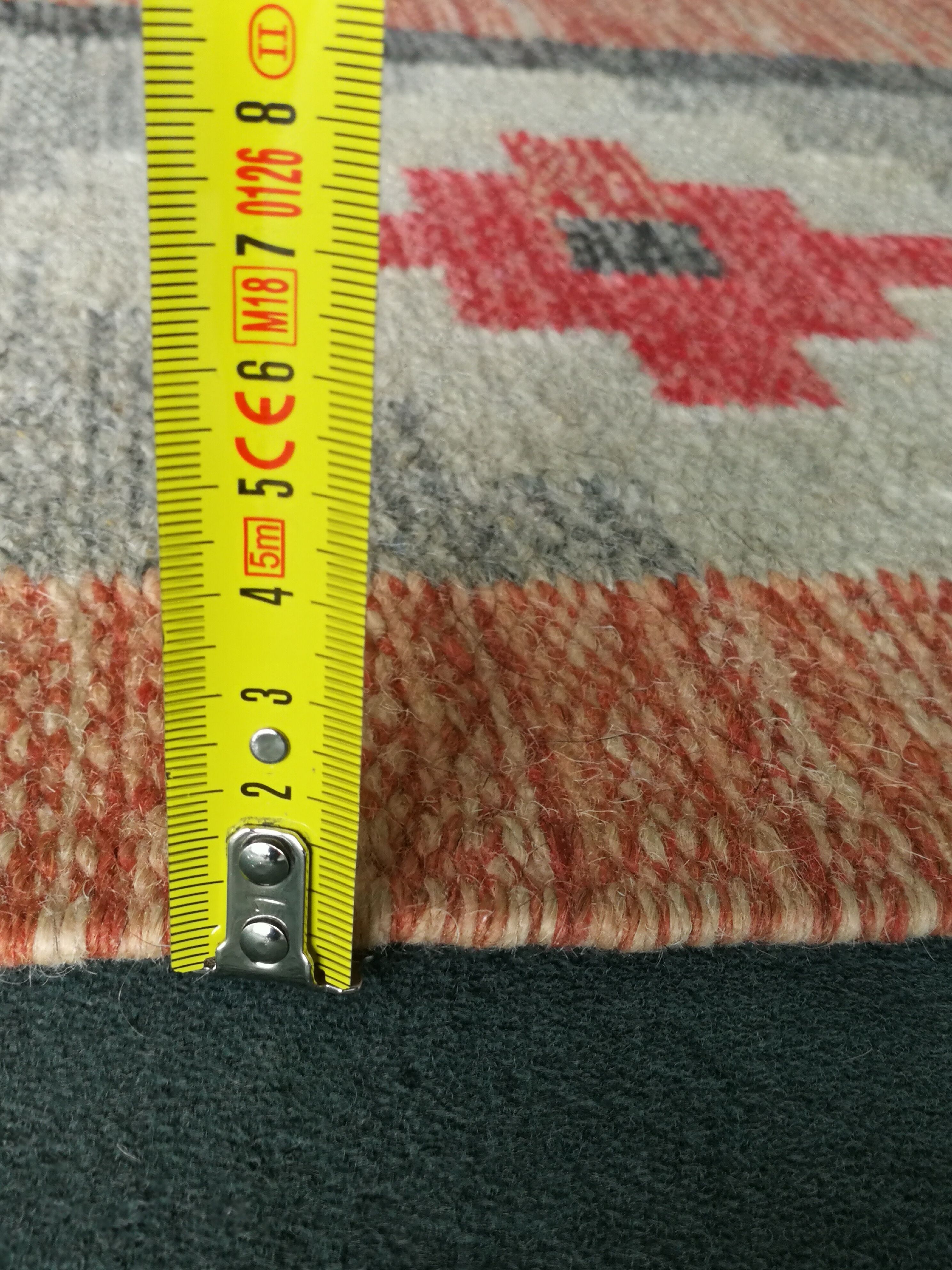 Scandinavian mid-century rug, signed 200 x 132 cm