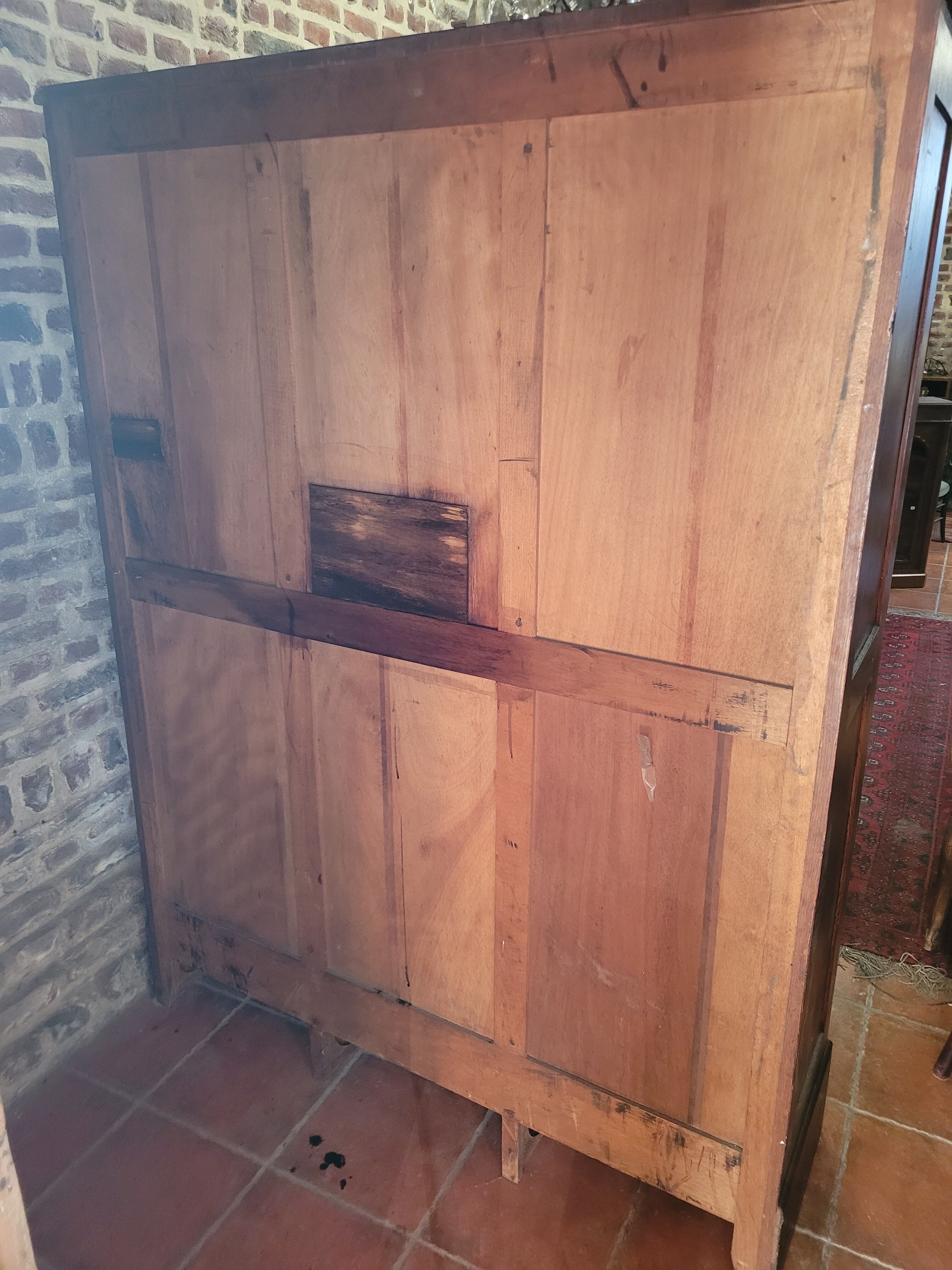 Old oak triple curtain binder