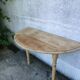 Half-moon table, console