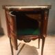 Veneered tambour door chest of drawers