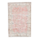 Tapis persan rouge poussiéreux 7x10, 205x322Cm