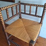 Chaise artisanale coin de feu