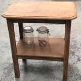 Old console side table oak