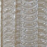 Pair of Mid-century Modern Style Italian Murano Glass Sconces "Reticello"