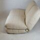 Reclining sofa color "crème chinée", France, circa 1970