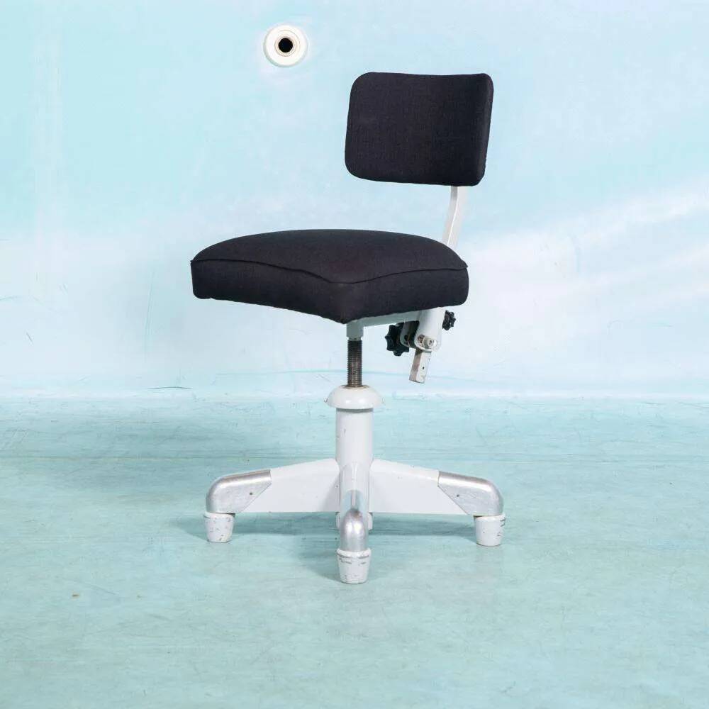 Fauteuil de bureau vintage Gispen années 60, industriel Hoffmann
