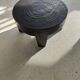Coffee table en bois massif monoxyle noir