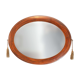 Miroir ovale à pompons