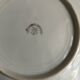 7 iridescent plates with bird decoration