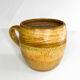 Vintage stoneware cup from the Abbey of Fontgombault.