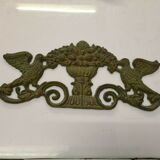 cast iron door pediment