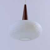 Opalin hanging lamp Louis Kalff