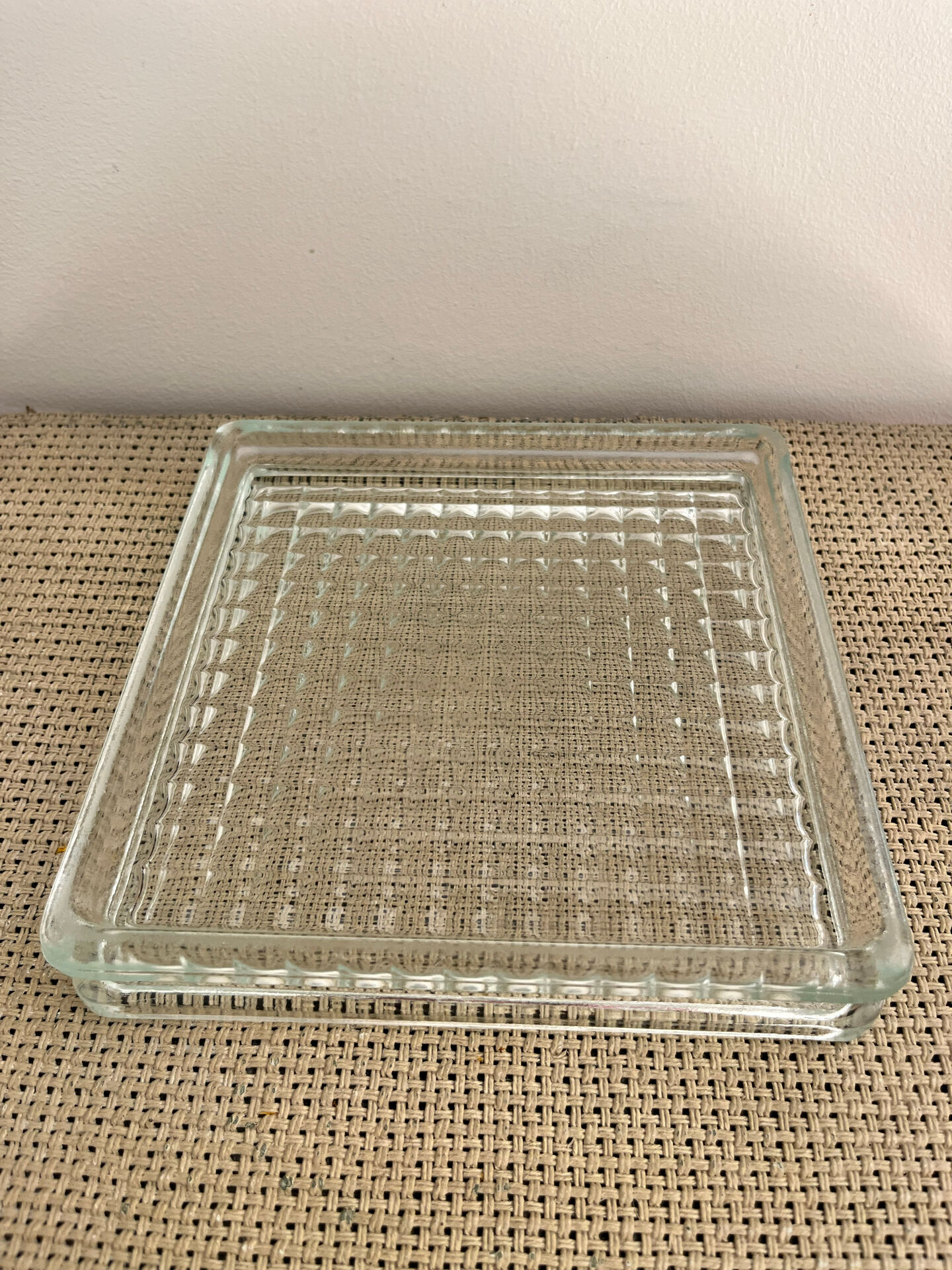 Vide poche en verre épais