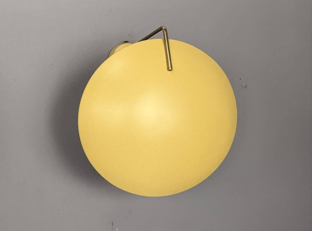Bruno Gatta for Stilnovo - Model 232 Wall / Ceiling Lamps, Italy, 1962. Set of 2 pieces