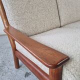 3-seater teak sofa by Juul Kristensen, 60s/70s