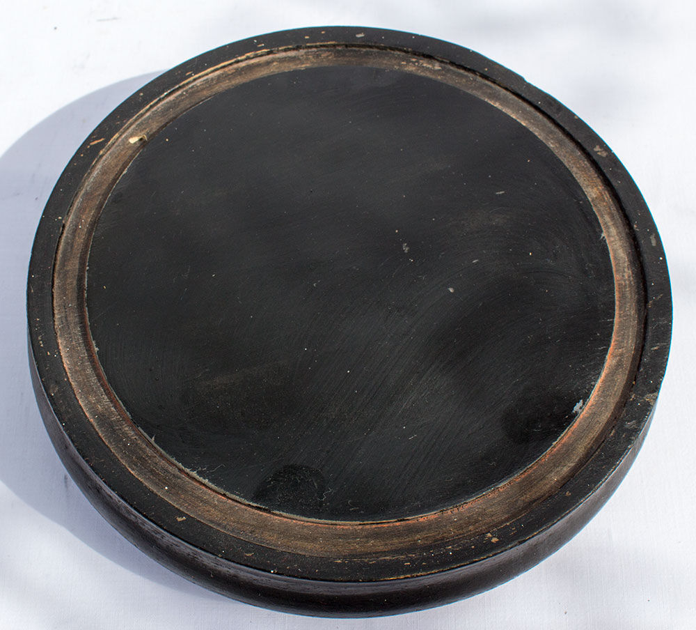 Ancient round glass globe 47 x 18 cm bridal globe