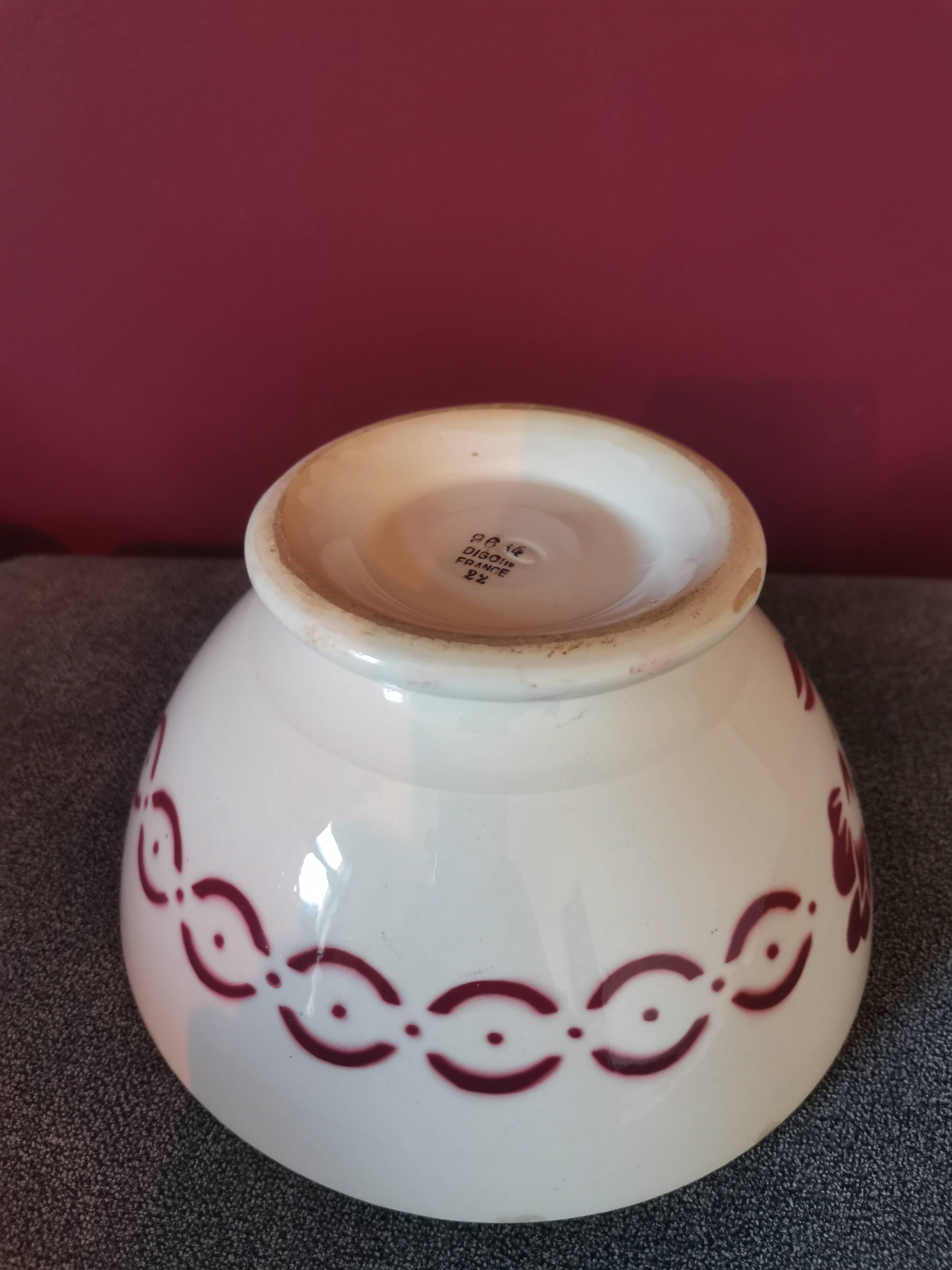 Grand bol 9664 Digoin