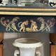 Console desk decorated with paintings, Pompeian style, circa 1880