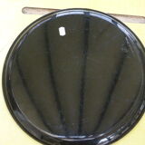 Plateau en metal, bouquets de fleurs peints a la main, origine Russie, vintage 1970