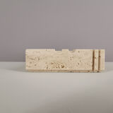 Ashtray in travertine by Cerri Nestore, Italy, 1960