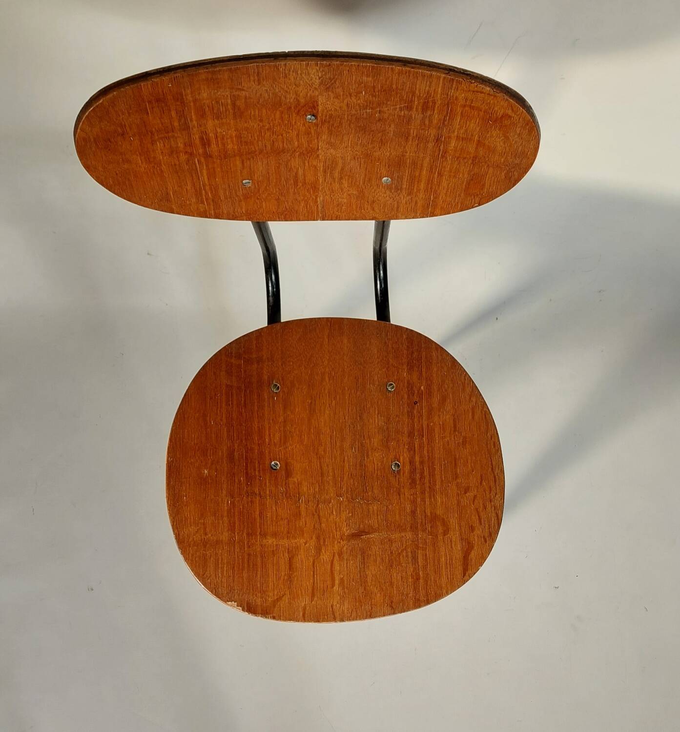 Paire chaise design industriel vintage