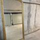 Miroir ancien Louis Philippe fronton doré - 191 x 90 cm