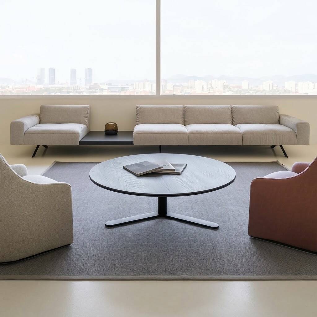 Aspa 40 round coffee table - Viccarbe