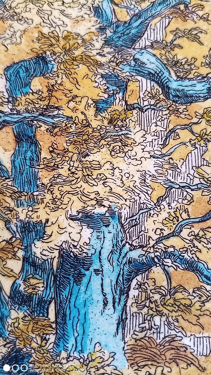 Etching - Christine Delessert - 11.8 x 9 cm - Lyonnaise school - justified 9/50