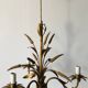 Florentine chandelier in wheat ear style by Hans Kögl Hollywood Regency