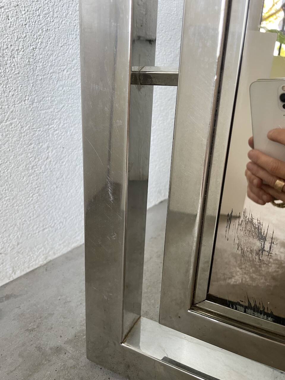 Art Deco Chrome Mirror