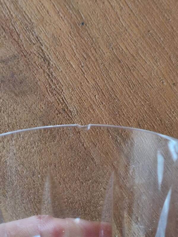 Cristal de Saint Louis - Série de 6 verres à whisky modèle Manhattan