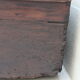 Old box made of raw wood