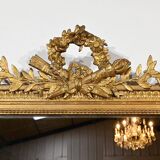 Gilded Wood Mirror, Louis XVI style, Napoleon III period – Mid 19th century