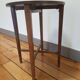 Folding round coffee table