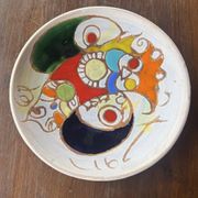Ceramic plate from Vallauris – Marie-Christine Treinen – Years