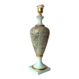 Old large porcelain lamp base - cashmere decor