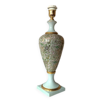 Old large porcelain lamp base - cashmere decor