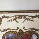 Trumeau style Louis XV 18th-century mirror bevelled white ivory gilding