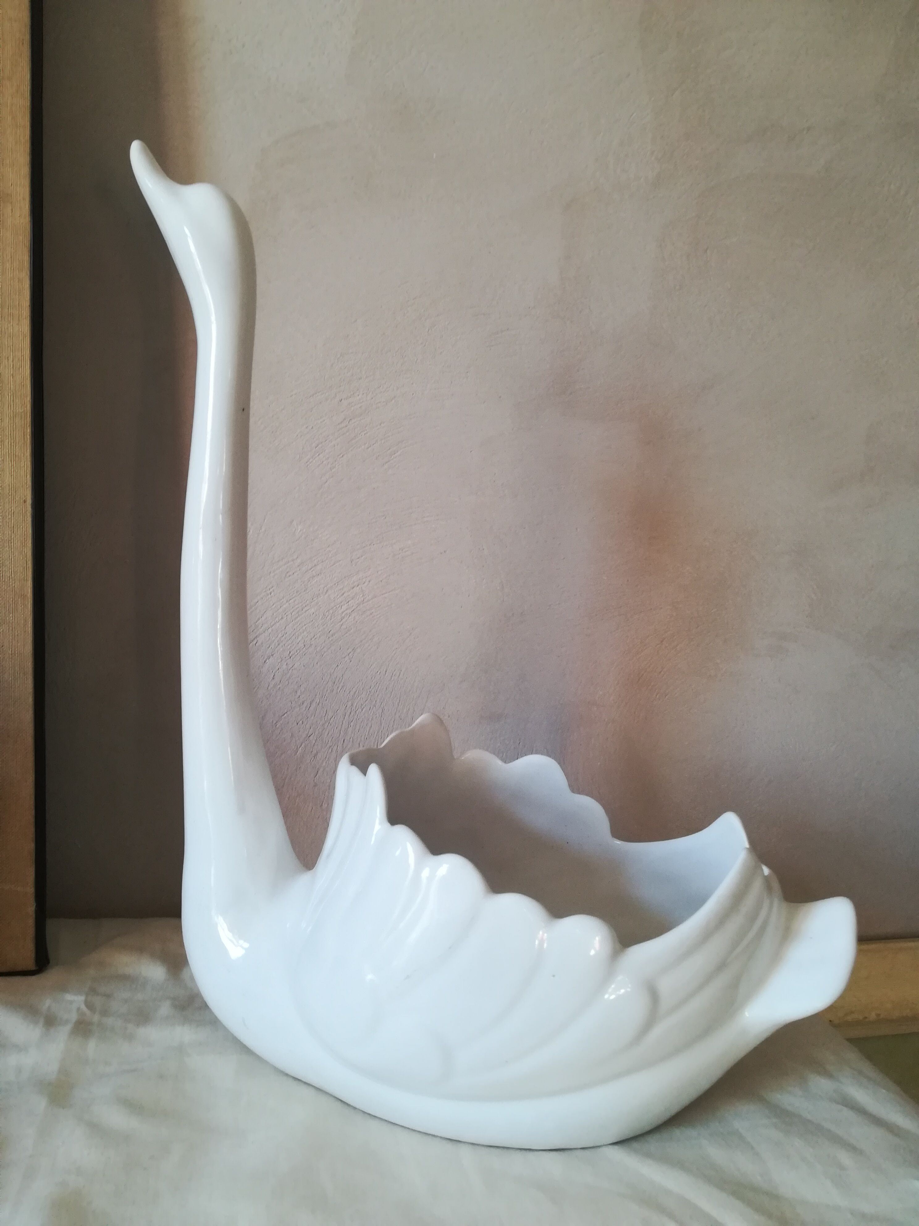 Empty swan pocket in earthenware