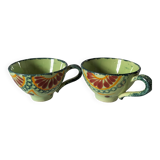 2 henriot quimper cups