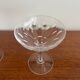 8 Val Saint Lambert Crystal Champagne Glasses, Nestor Model.