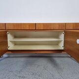 Scandinavian teak and walnut englade, 60s