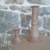 Stoneware candle holder