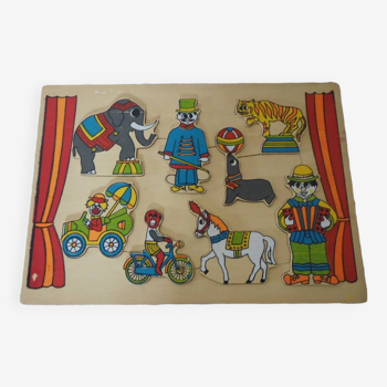 Puzzle bois 8 pieces le cirque