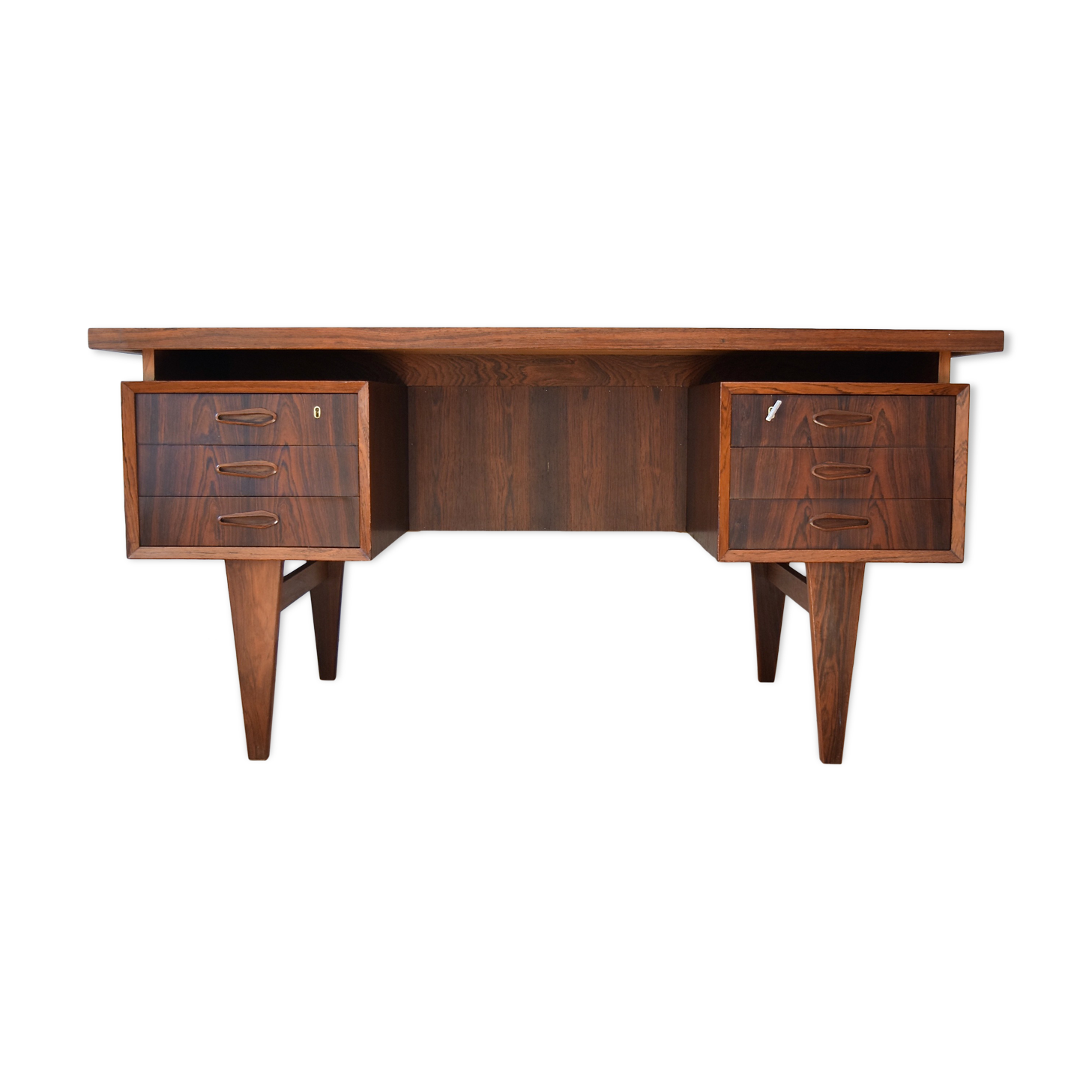 Mid-century danish floating rosewood desk, 1960