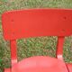 Chaise d'enfant basse rouge