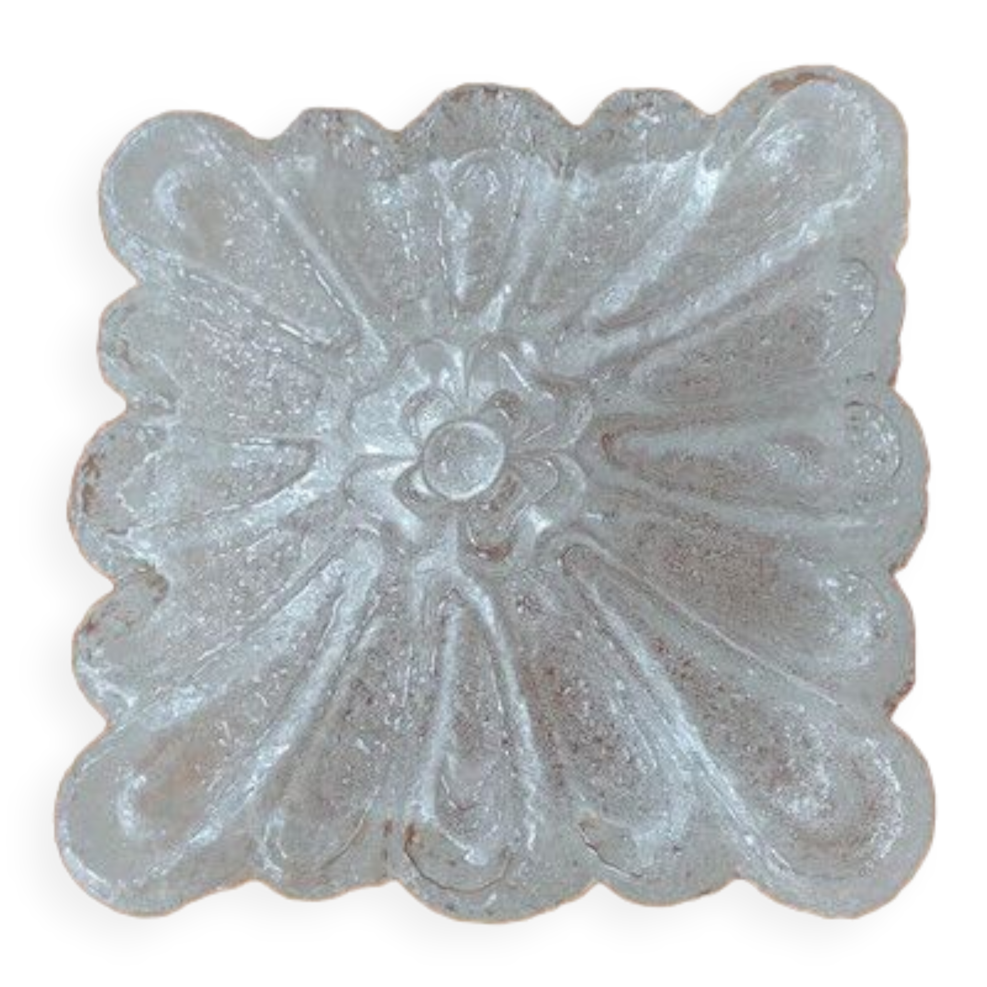 Vintage bubbled glass ceiling lamp