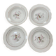 Set of 4 deep plates Gien Tokio diameter 23 cm
