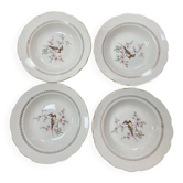Set of 4 deep plates Gien Tokio diameter 23 cm