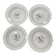 Set of 4 deep plates Gien Tokio diameter 23 cm